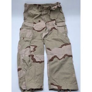 Military Desert Camo Cargo Pants Medium Regular Waist 31-35 Inseam 29-32